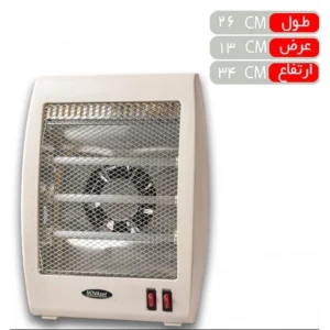 بخاری برقی نوا ست فن‌دار مدل NH-1205H